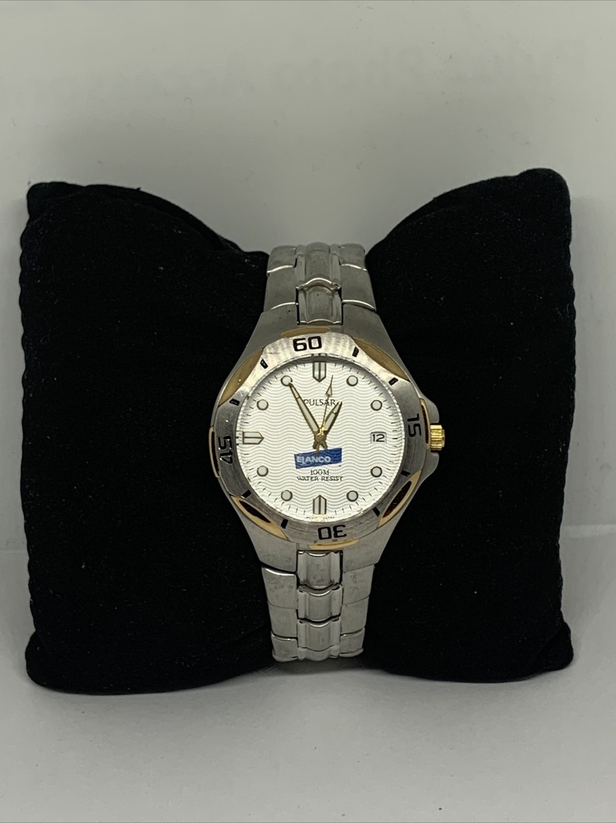 Pulsar Seiko VX42-X019 Men Silver Stainless Steel Analog  display picture 1