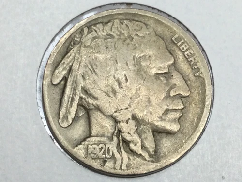 1920-S Buffalo Nickel in very fine