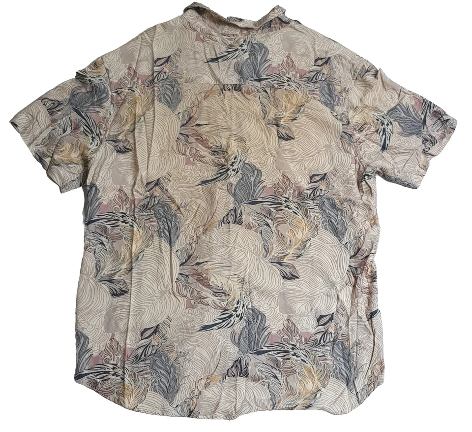 Insight Floral Button Up Shirt - Mens Sz XL Surf Skate Short Sleeve 100% Rayon - image 2 of 4