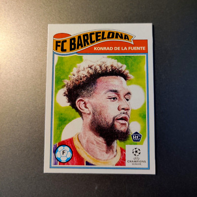Konrad de la Fuente RC Rookie Card - Topps Living Set #300 - Barcelona
