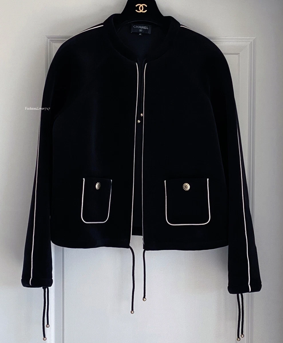 Chanel black hotsell jacket 2018