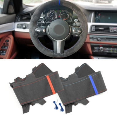 Wildleder Leder Lenkrad Lenkradbezug Fit For BMW M Sport F20 F30 F10 F25 F15 F16