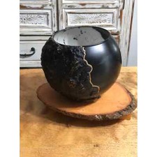 Plaster Vase, Artisan Vase, Fish Bowl Vase, Vases, Home Decor
