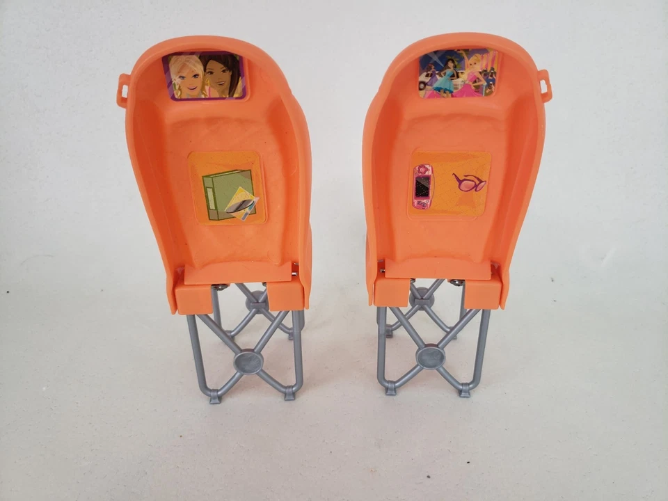 (J5) Mattel Barbie Muñeca Niñas Sueño Glamour Camper Van Repuesto Asiento Naranja Foto 2 de 4