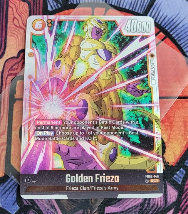 ✨Golden Frieza SCR FB02-140 Secret Rare Dragon Ball Fusion ✨Golden Frieza SCR FB02-140 Secret Rare Dragon Ball Fusion