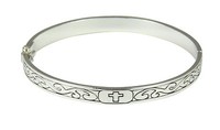4030657 Cross Hinged Bracelet Bangle Encouragement Graduation Gift Christian on sale 4030657 Cross Hinged Bracelet Bangle Encouragement Graduation Gift Christian on sale