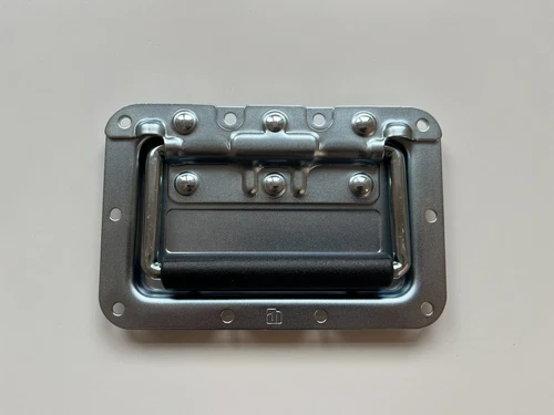 Adam Hall 34082 Klappgriff silber in Einbauschale 154x101 Flightcase Boxen Griff