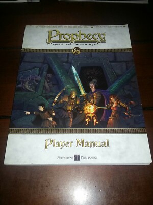 Prophecy RPG Heed the Warnings Player Manual Nice!!