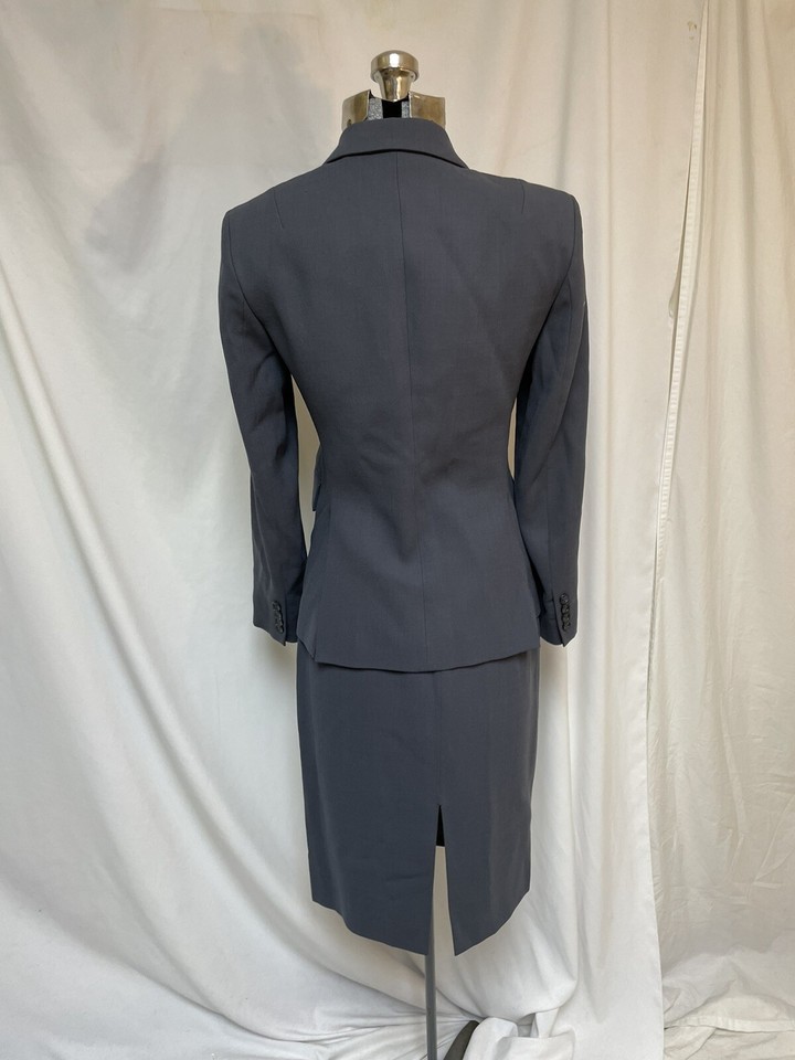 J Crew Skirt Suit Size Petite 2P Skirt 4P Jacket 26 X 23.5 Two Piece