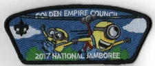2017 National Scout Jamboree Golden Empire JSP Minion Zipline Black [NJ421]