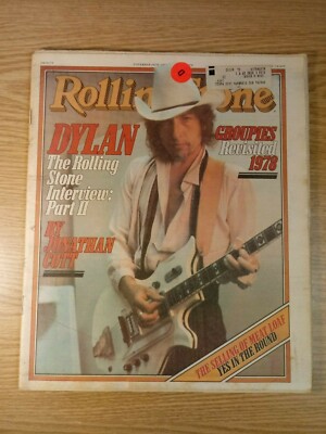 1978 ROLLING STONE MAGAZINE # 278 BOB DYLAN