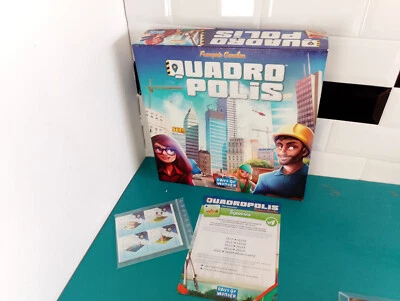1201252 Jeu de société VF complet quadro polis days of wonder TBE quadropolis - Photo 1/2