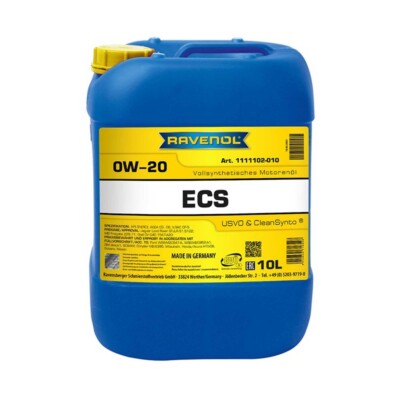 RAVENOL ECS EcoSynth SAE 0W-20 10 L