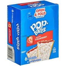 Kelloggs Pop-Tarts Frosted 🍓Strawberry Instant Breakfast Toaster Pastries,...