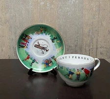 Royal Worcester V.I.P. Breakfast Cup & Saucer Set Golfers Golf England