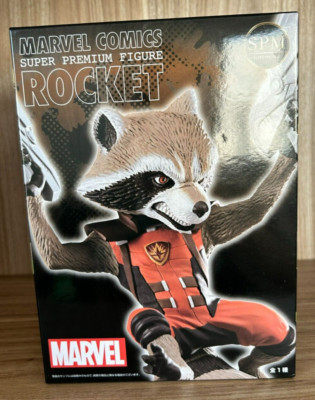 Sega Marvel Comics Super Premium Figuren Guardians of the Galaxy Rocket