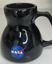 Vintage NASA retired Coffee Mug. Heavy Plastic No Lid. Space Memorabilia