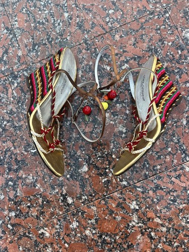 Dolce and Gabbana High heels platform right 38 1/2 left 36 1/2 - Picture 5 of 14