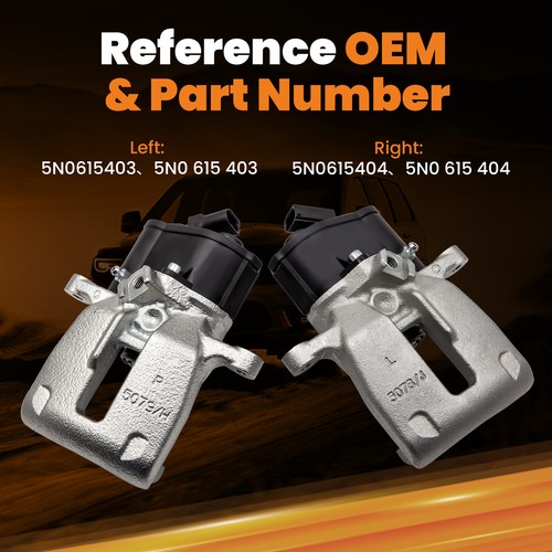 2x Pinza freno posteriore sinistra destra for VW Passat Tiguan Sharan 5N0615403 - Imagen 3 de 15