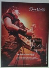 BLACK LABEL SOCIETY Dean Markley EVIL TWIN ~ Magazine PRINT AD