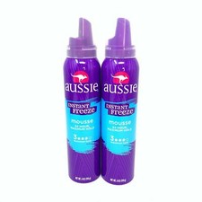 2 - Aussie Instant Freeze Mousse 24 hr Maximum Hold 6oz Discontinued NEW