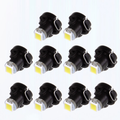 10X White T3 Neo Wedge LED Dashboard Panel A/C Climate Control HVAC Light Bulbs