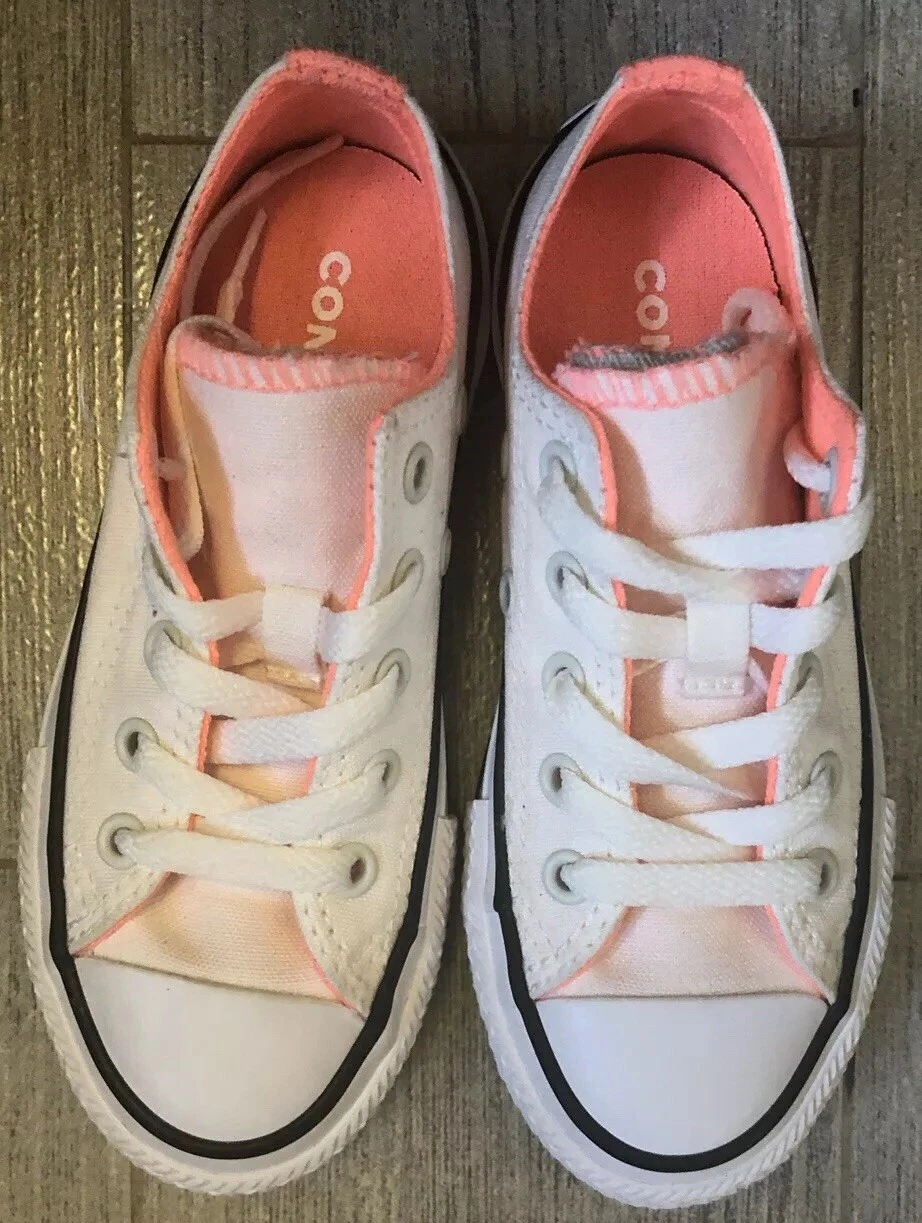 Sneaker basse Converse Chuck Taylors All Star Oxford doppia lingua bianche taglia 11