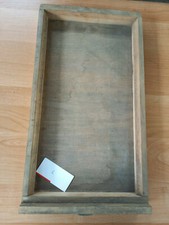 stara drewniana szuflada do drukarki z uchwytem jako dekoracja w stylu vintage shabby nr 6