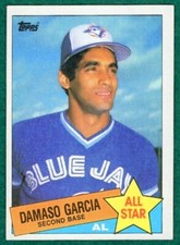 Damaso Garcia - 1985 Topps #702 - Toronto Blue Jays Baseball Card - All Star