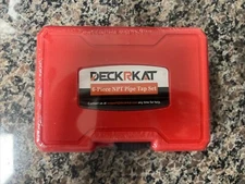 6-Piece NPT Pipe Tap Set, Precision Carbon Steel NPT Tap Set for Clean Accura...