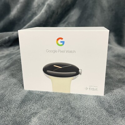 Google Pixel Watch 41mm Polished Silver Stainless Steel Case, GA03182-US