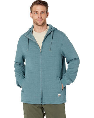 #ad Mens The North Face Long#x27;s Peak Quilted Full Zip Hoodie Fleece Jacket NF New $60.90