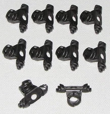 LOT OF 10 NEW DARK PEARL GREY NINJA ARMOR SCABBARD NINJAGO PARTS