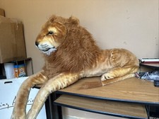Melissa  Doug Giant Lion - Lifelike Stuffed Animal over 5 feet long 