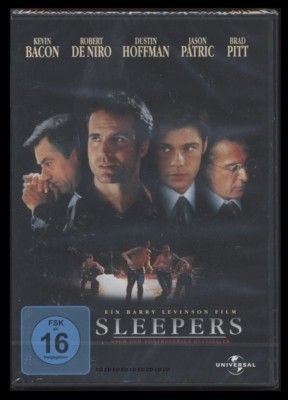 DVD SLEEPERS - ROBERT DE NIRO + BRAD PITT + KEVIN BACON + DUSTIN HOFFMAN * NEU *
