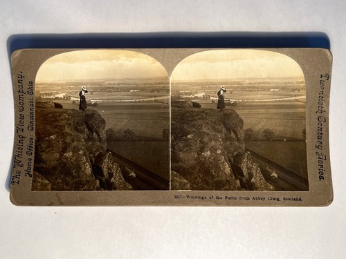 Antique c1900 Whiting Company Stereoview Card #1517, Scotland - Picture 2 of 3