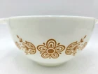 Pyrex 441 Butterfly Gold Cinderella Bowl 1.5 Pt White VTG USA Mixing