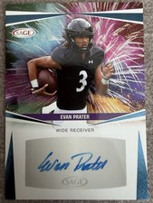 2025 Sage Low Series - Autographs Evan Prater #A-EP Blue (AU, RC)