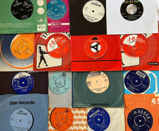 Job Lot - 16 x 7" Vinyl Records - 50s/60s - All Play Tested & Listed - VG+ / Ex