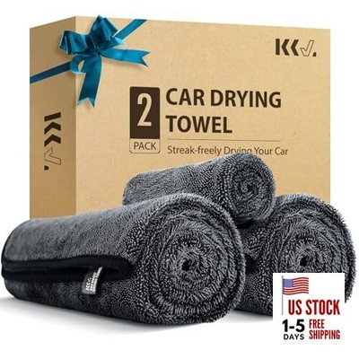  2-Pack Microfiber Towels (35''x 24'') Extra Large Ultra Absorbent Drying Towel 