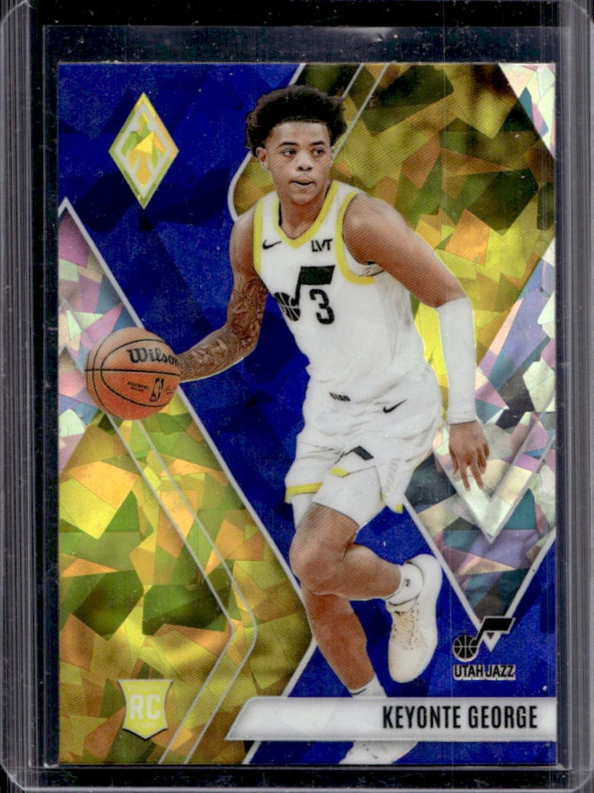2023-24 Panini Phoenix Keyonte George RC Blue Ice Rookie #296 Jazz