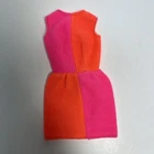 Vintage Mattel Barbie MOD Era Barbie Doll 1491 Red White n' Warm White Dress