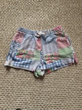 Little Girl Polo Ralph Lauren Patch Work Pull On Shorts Size 6 Cottagecore