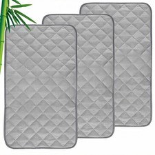Waterproof Changing Pad Liners Bamboo Terry Baby Changing Mat 3 Pack 13''x26''
