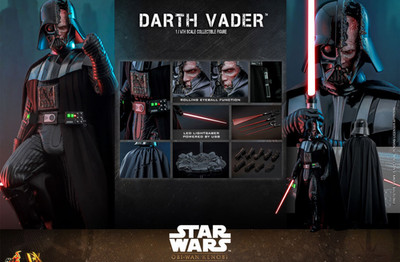 Hot Toys DX28 Star Wars 1/6 Darth Vader (Battle Damaged) Deluxe Version
