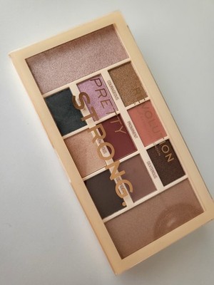 Makeup Revolution Pretty Strong Palette Pigment Highlighter & Lidschatten Nude