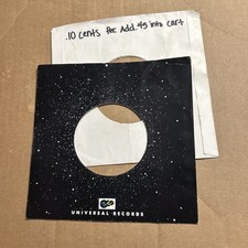1 Company Sleeve Only Glossy Universal Records Black