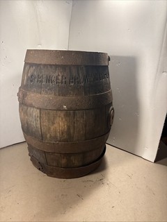 Sprenger Brewing Co Wooden Beer Keg Vintage Barrel Lid Lancaster Pa RARE