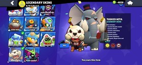 55K TROPHY/ 52Max Brawler+/31Hyper+/ 99/100 Brawler/8LEG/5Mithic/65 Epic/Cheap