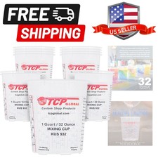 Durable 32 oz Graduated Mixing Cups - Perfect for Epoxy Resin  Acrylic Crafts